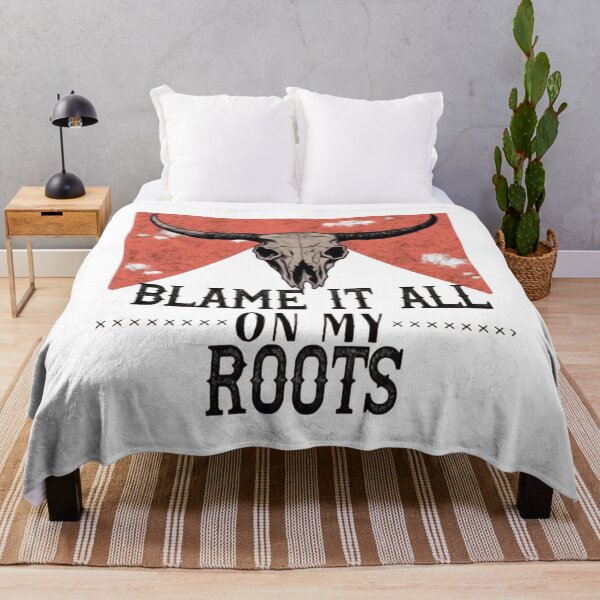 Item preview, Blame It All On My Roots - Cowboy Boot - Country Music designed and sold by IdrisTalbot.