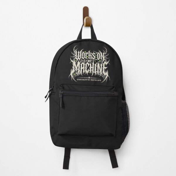 Item preview, Works On My Machine Death Metal - Software Developer Programmer Meme Art designed and sold by Driesman.