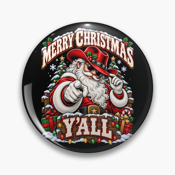 Item preview, Festive Santa Claus with Merry Christmas Y'all Design designed and sold by rafaeltto.