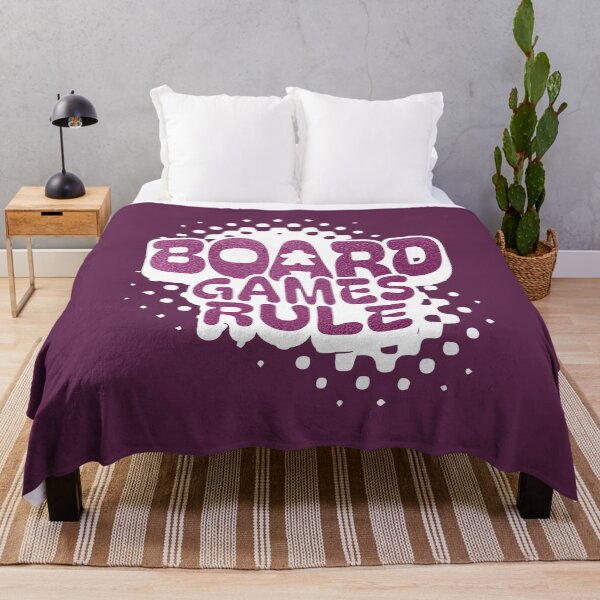 Item preview, Retro Purple Metal Board Games Rule Meeple designed and sold by TackyTime.