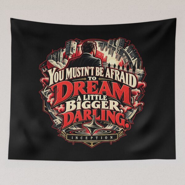 Item preview,  Dream a Little Bigger Darling Surreal City designed and sold by Quoteez.