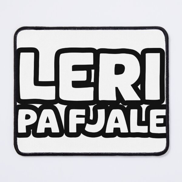 Item preview, Leri pa fjale Funny Albanian Quote designed and sold by StickytimeAl.