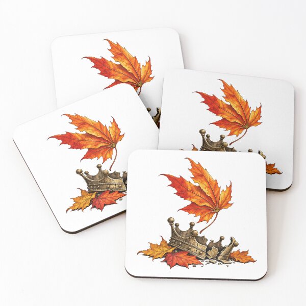 Item preview, My Favorite Season Is the Fall of Fascism — Maple Leaf and Broken Crown designed and sold by UrbanCanvvas.