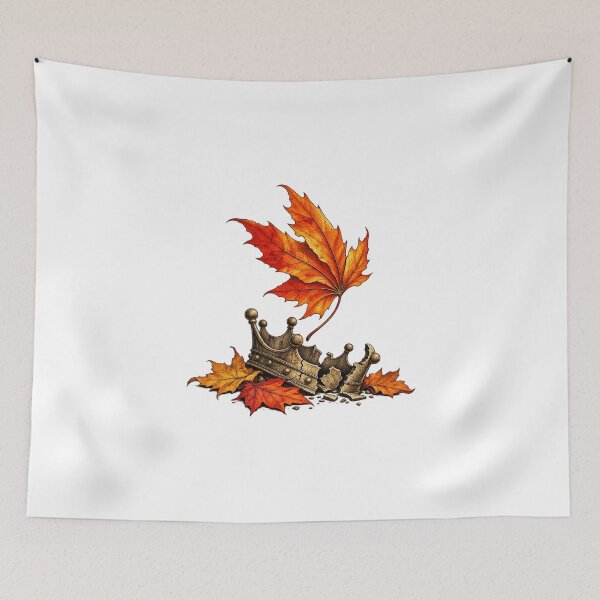 Item preview, My Favorite Season Is the Fall of Fascism — Maple Leaf and Broken Crown designed and sold by UrbanCanvvas.