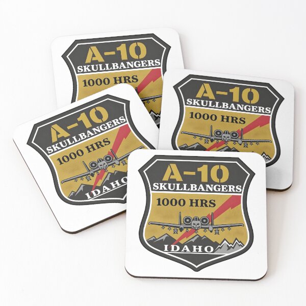 Item preview, A-10 Skullbangers Idaho Military Patch    designed and sold by CharlieDesings.