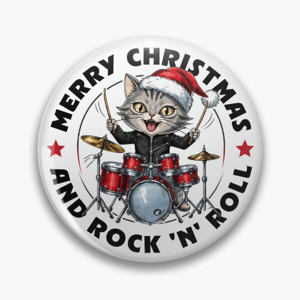 Item preview, Merry christmas and Rock 'n' Roll designed and sold by I-dsgn.