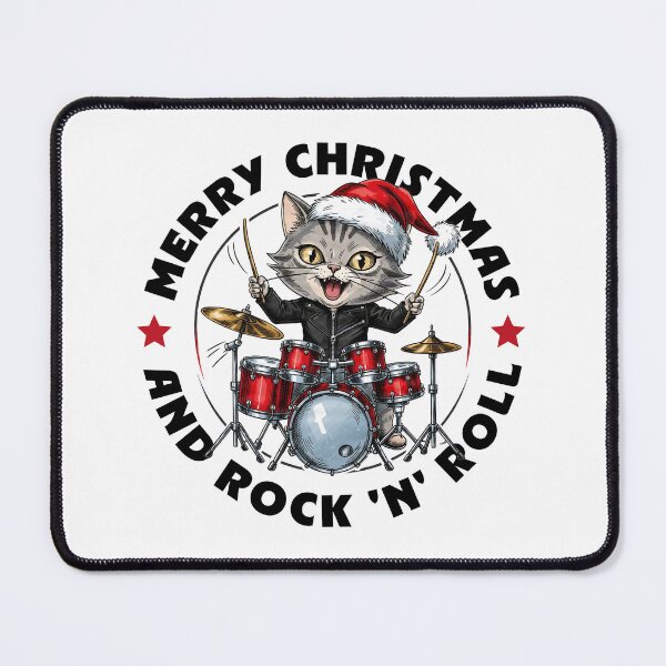 Item preview, Merry christmas and Rock 'n' Roll designed and sold by I-dsgn.