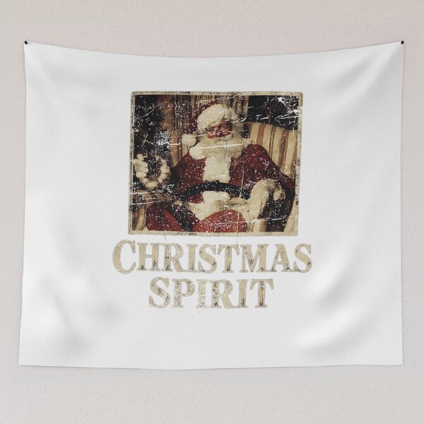 Item preview, Vintage Funny Smoking Santa Claus Christmas Spirit Christmas designed and sold by AlexandraAz.