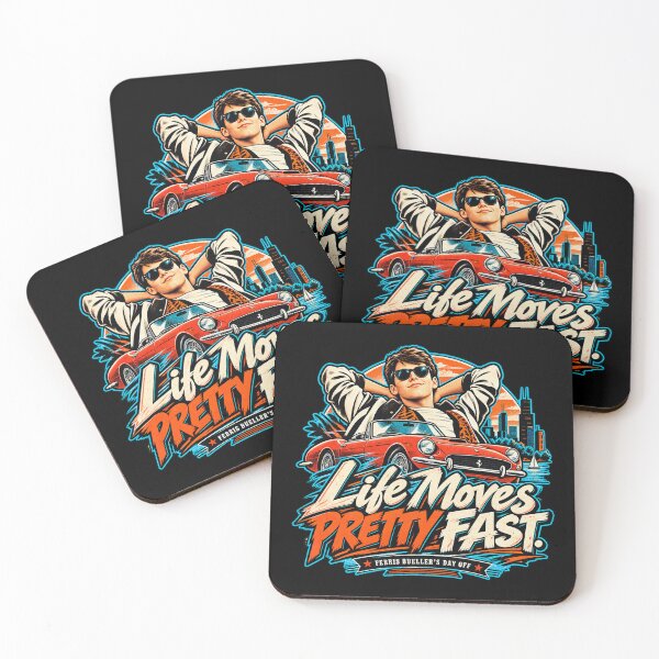 Item preview, Life Moves Pretty Fast Retro designed and sold by Quoteez.