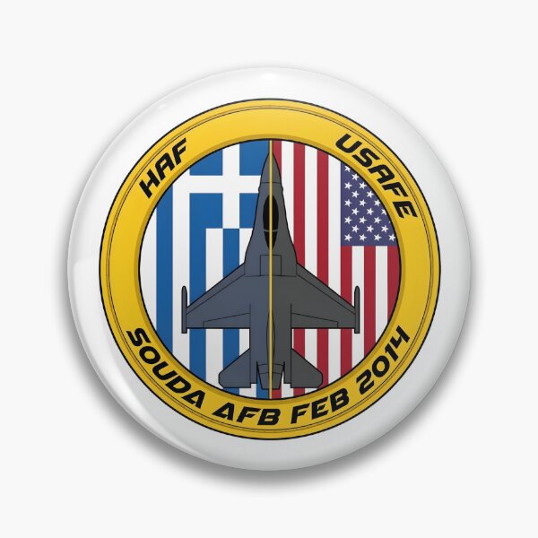Item preview, HAF and USAFE Souda AFB Feb 2014 Military Patch    designed and sold by CharlieDesings.