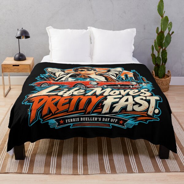 Item preview, Life Moves Pretty Fast Retro designed and sold by Quoteez.