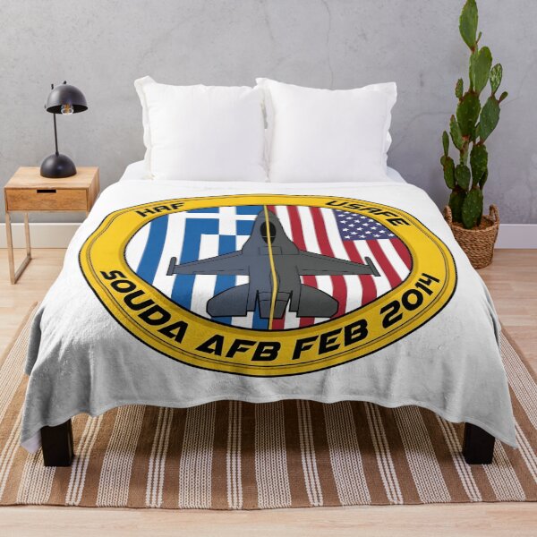 Item preview, HAF and USAFE Souda AFB Feb 2014 Military Patch designed and sold by CharlieDesings.