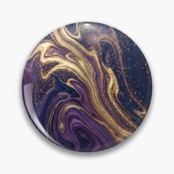 Item preview, Purple Gold Fluid Art designed and sold by AnnArtshock.