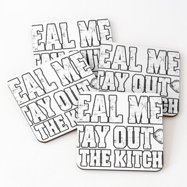 Item preview, Real Men Stay Out of the Kitchen White Varsity designed and sold by JAZZY-DESIGN.