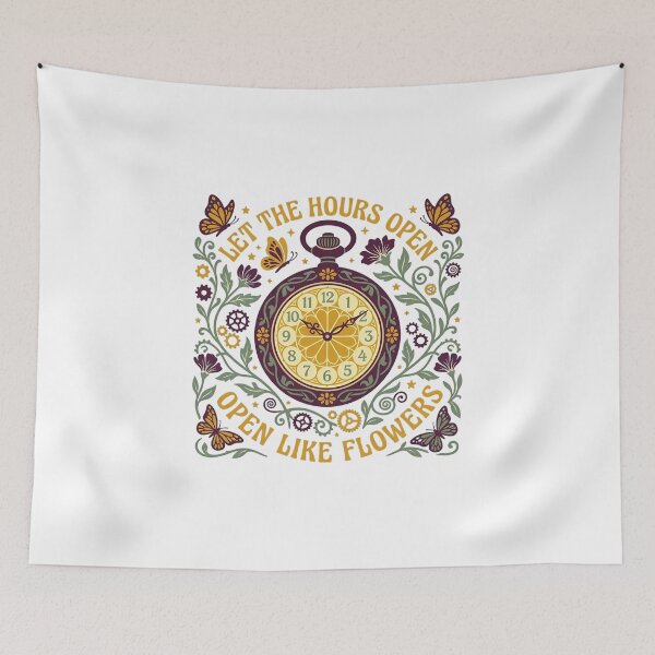 Item preview, Antique Pocket Watch with Butterflies and Gears Folk Art Illustration designed and sold by SHOP-Corner.