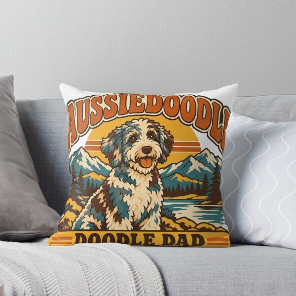 Item preview, Aussiedoodle Gift - Doodle Dad designed and sold by RedRubyBubble.