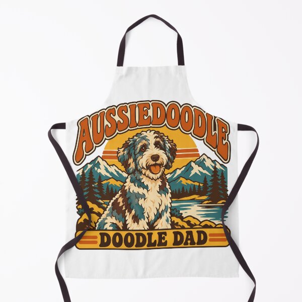 Item preview, Aussiedoodle Gift - Doodle Dad designed and sold by RedRubyBubble.