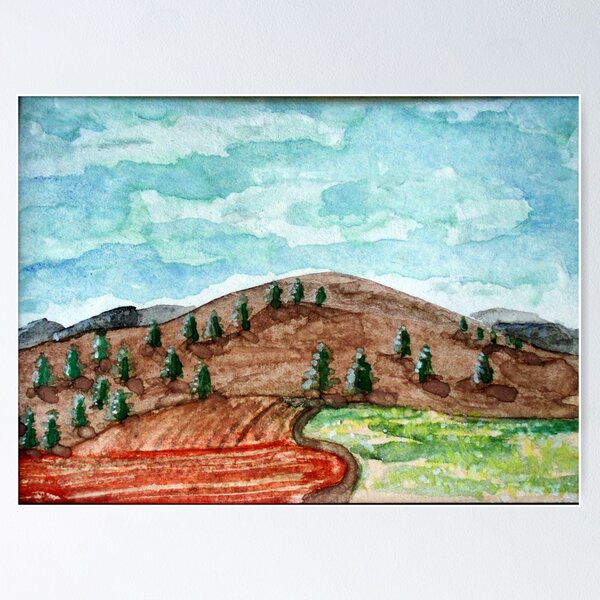 Item preview, Hill side  designed and sold by MoreGoodArt.