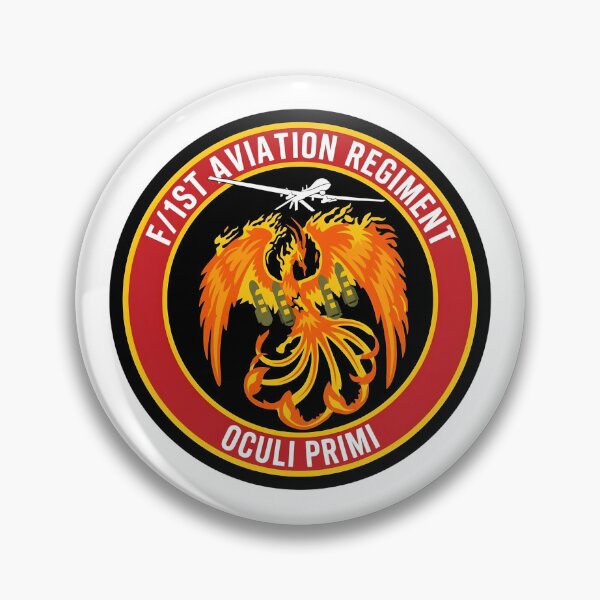 Item preview, F/1st Aviation Regiment Oculi Primi Military Patch    designed and sold by CharlieDesings.