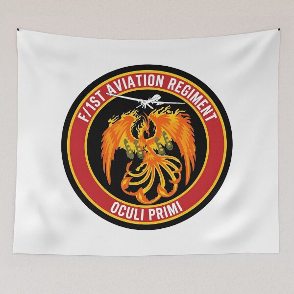 Item preview, F/1st Aviation Regiment Oculi Primi Military Patch    designed and sold by CharlieDesings.