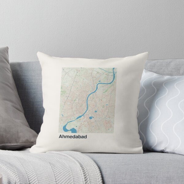 Item preview, Ahmedabad Minimalistic Map Art designed and sold by MapsNerd.