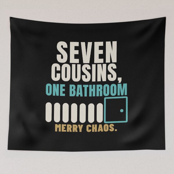 Item preview, Seven Cousins One Bathroom Merry Chaos designed and sold by T-J-WHATEVER.