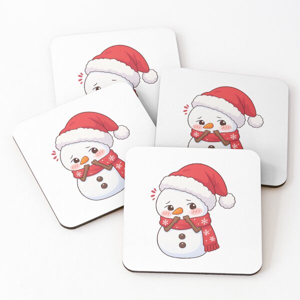 Item preview, Cute Kawaii Christmas Snowman designed and sold by odkocreative.