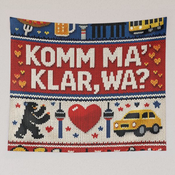 Item preview, Come on, okay? Berlin knitting pattern design designed and sold by Mauswohn.