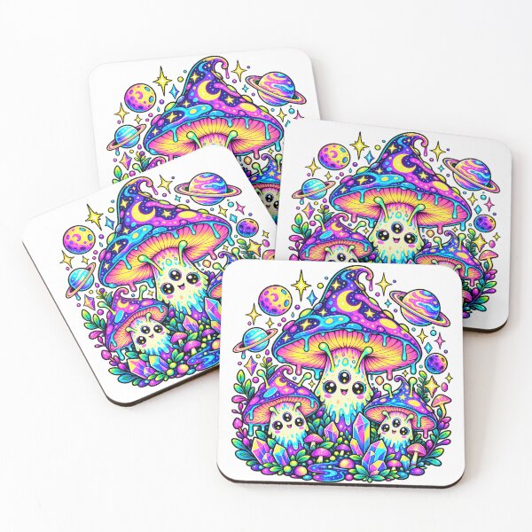 Item preview, Cute Alien Mushroom Cosmic Creature Garden designed and sold by Thai Vibe Studio.
