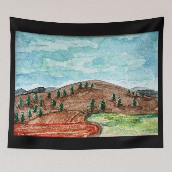 Item preview, Hill side  designed and sold by MoreGoodArt.