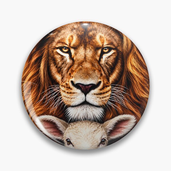 Item preview, Lion and Lamb Portrait designed and sold by JAZZY-DESIGN.