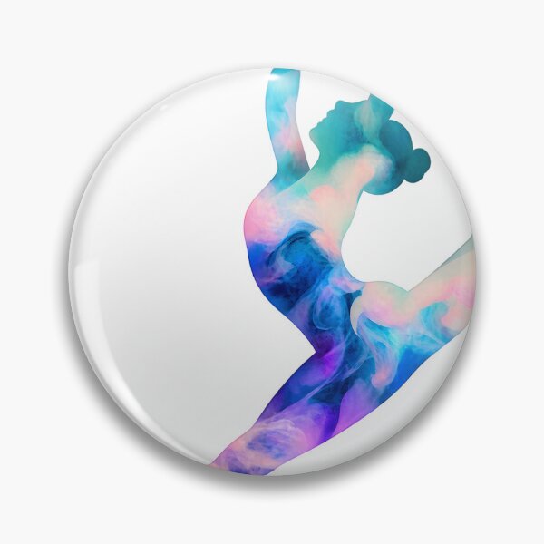 Item preview, Watercolor Leaping Dancer Silhouette designed and sold by JAZZY-DESIGN.