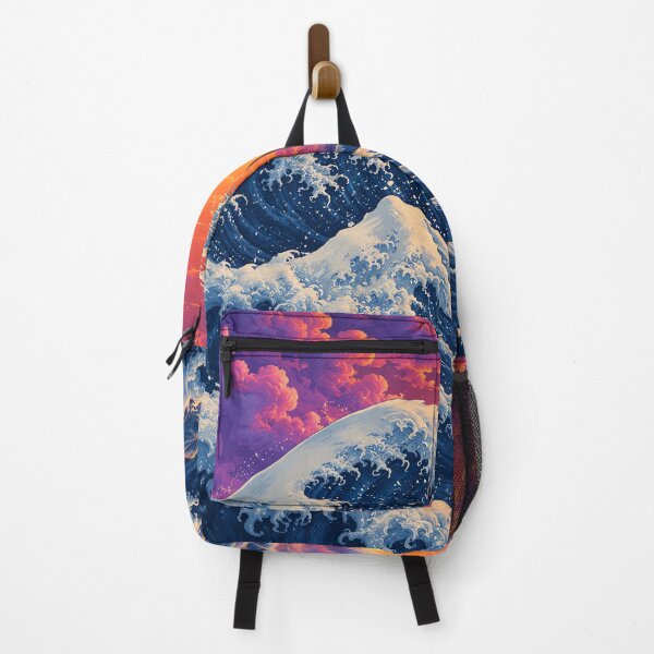 Item preview, Crimson Sunset – The Great Japanese Wave designed and sold by Curio Meridian.