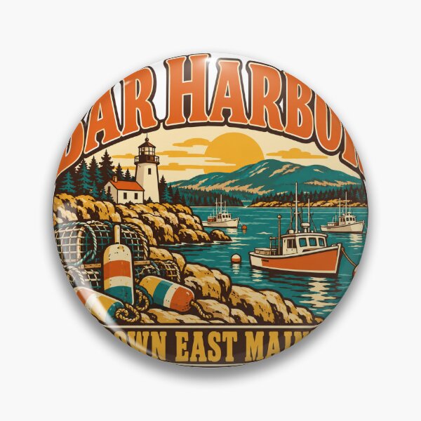Artikelvorschau, Bar Harbor Geschenk - Down East Maine entworfen und verkauft von RedRubyBubble.
