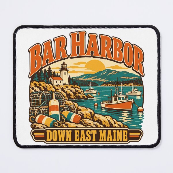 Item preview, Bar Harbor Gift - Down East Maine designed and sold by RedRubyBubble.