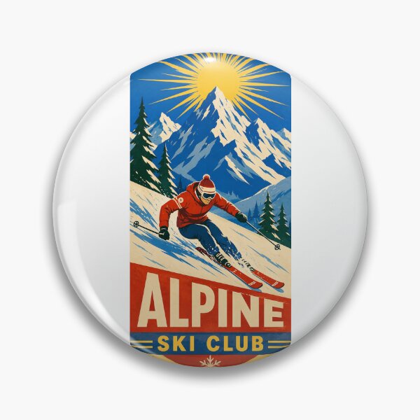 Item preview, Ski Gift - Vintage Resort Poster Phone Case designed and sold by RedRubyBubble.
