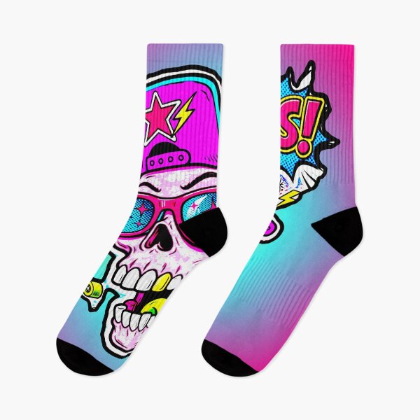 Item preview, Pink Skull Skater Sunglasses Green Tongue YES Pop Art Cool designed and sold by AstronautMerch.