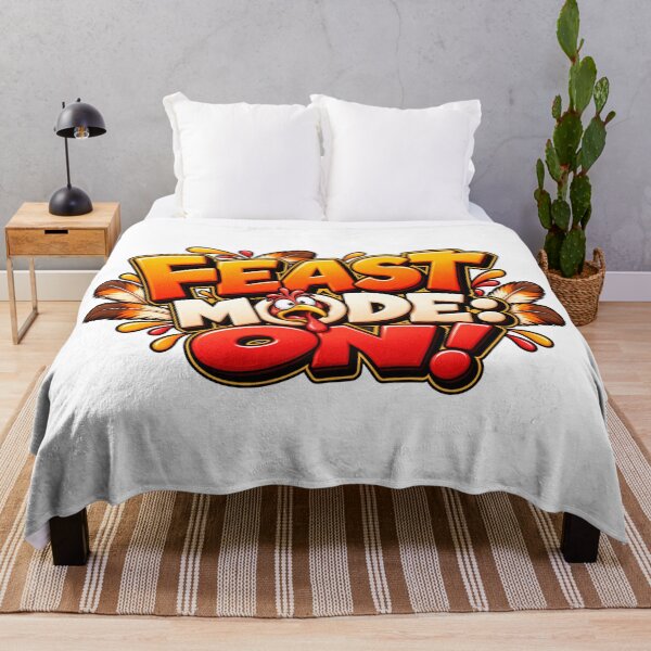 Item preview, Thanksgiving - Feast Mode: ON! Funny Turkey Day Humor designed and sold by bunnymode.