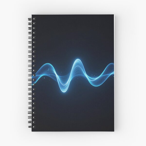 Item preview, Quantum Wave | Electric Blue Light Science Art designed and sold by simaso.