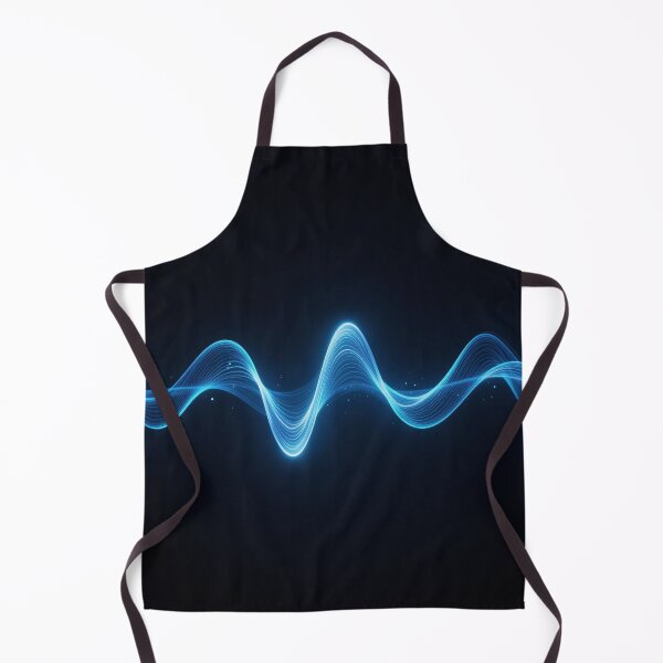 Item preview, Quantum Wave | Electric Blue Light Science Art designed and sold by simaso.