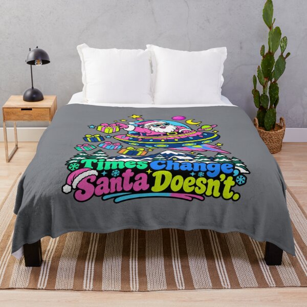 Item preview, Times Change, Santa Doesn't – Funny UFO Santa Christmas designed and sold by Aimetoi.