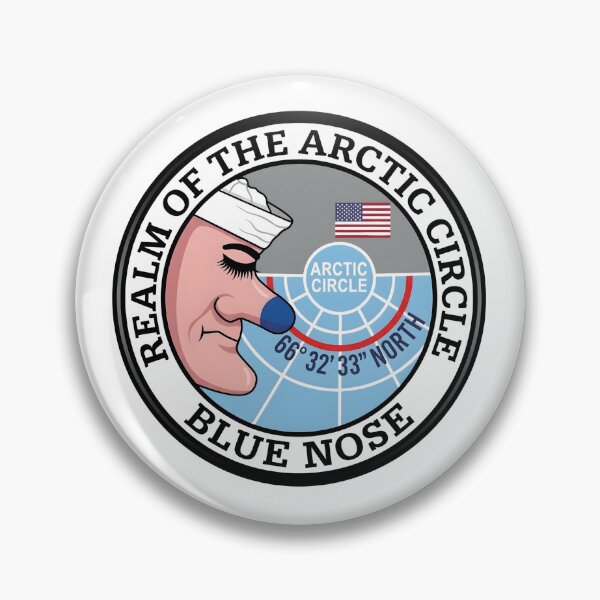 Item preview, Realm of the Arctic Circle Blue Nose Military Patch    designed and sold by CharlieDesings.