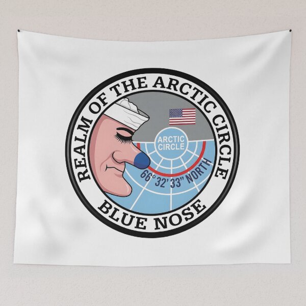 Item preview, Realm of the Arctic Circle Blue Nose Military Patch    designed and sold by CharlieDesings.