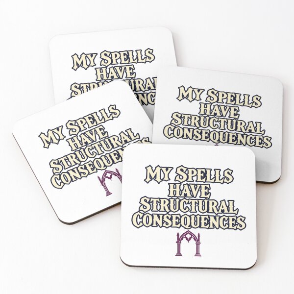 Item preview, Witch House Wordplay — My Spells Have Structural Consequences — Architectural Arch Type designed and sold by UrbanCanvvas.