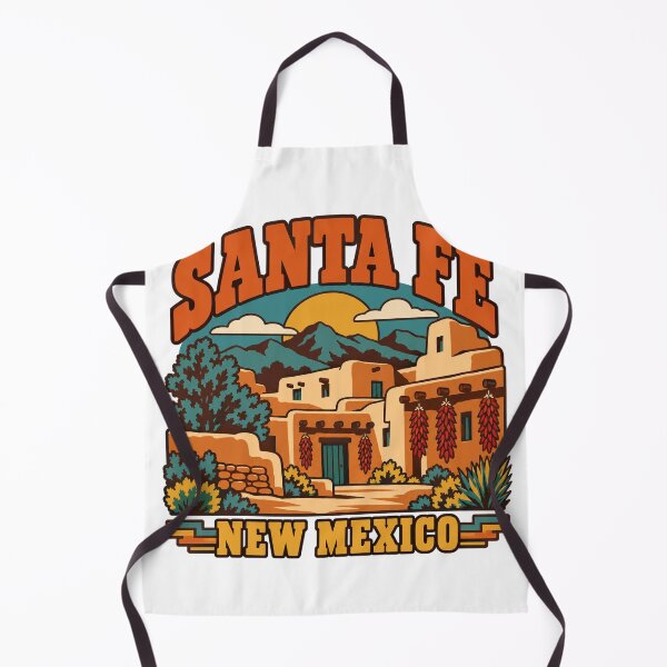 Item preview, Regalo de Santa Fe - Arte de viaje vintage de Santa Fe, Nuevo México designed and sold by RedRubyBubble.