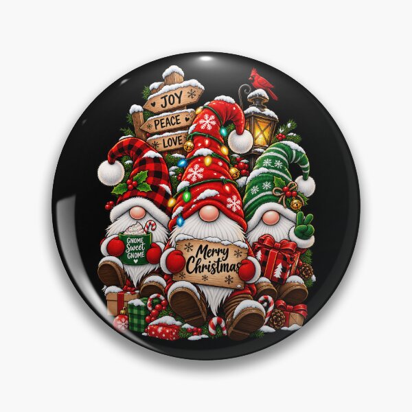 Item preview, Festive gnomes celebrating Christmas joy designed and sold by rafaeltto.