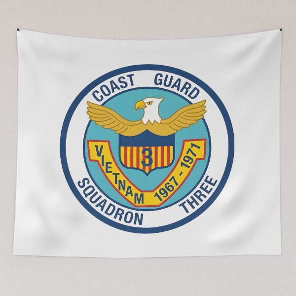 Item preview, Coast Guard Squadron Three Vietnam 1967-1971 Military Patch    designed and sold by CharlieDesings.