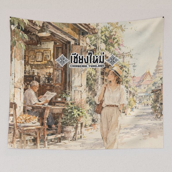 Artikelvorschau, Ein Spaziergang durch die Jahrhunderte in der Altstadt von Chiang Mai entworfen und verkauft von Vanich-Panich.