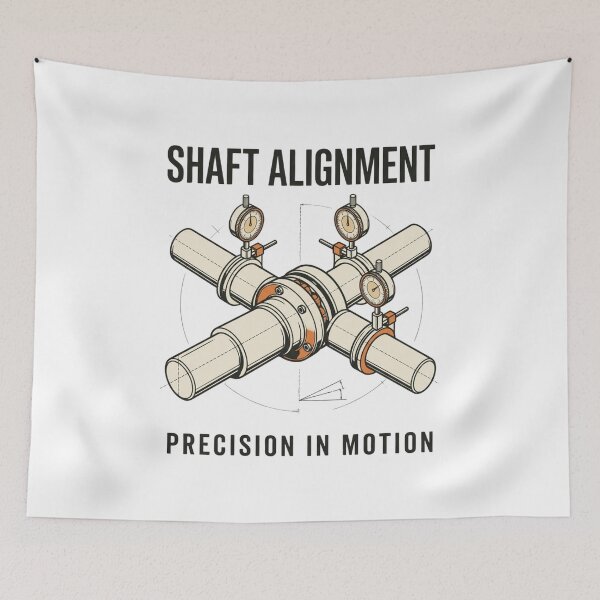 Item preview, Shaft Alignment Precision | Industrial Maintenance designed and sold by Amr Darwish Graphic designer.