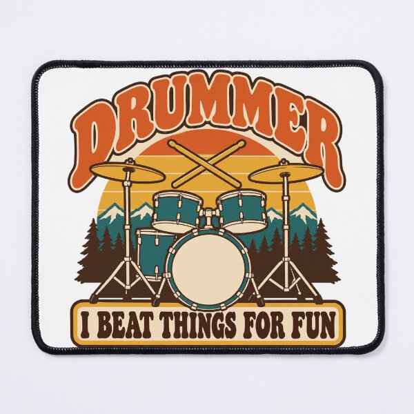 Item preview, Drummer Gift - I Beat Things For Fun designed and sold by RedRubyBubble.